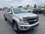 2018 SILVER /Black Chevrolet Colorado Z71 Crew Cab 4WD Short Box (1GCGTDEN8J1) with an 3.6L V6 DOHC 24V GAS engine, 6A transmission, located at 116 5th Avenue South, Lewistown, MT, 59457, 47.063877, -109.427879 - Call it the Swiss Army Truck: The Colorado can do everything from off-road exploring and hefty towing to running school carpools. Highly configurable and aptly skilled, it offers a trim for every occasion as well as the rugged-and-ready ZR2. It can tow a class-leading 7700 pounds with the optional d - Photo#0