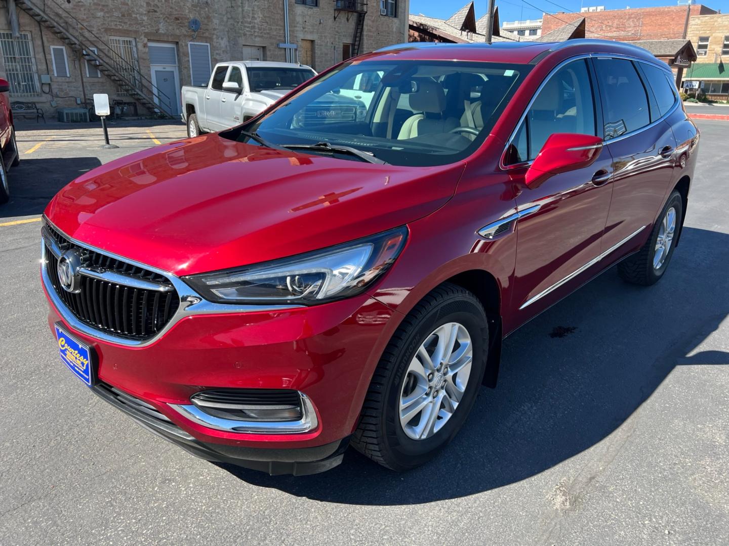 2018 Maroon /Tan Buick Enclave Premium AWD (5GAEVBKW1JJ) with an 3.6L V6 DOHC 24V engine, 9A transmission, located at 116 5th Avenue South, Lewistown, MT, 59457, 47.063877, -109.427879 - Immaculate One Owner Vehicle with Clean Carfax History Discover the perfect combination of luxury, reliability, and performance in our 2018 Buick Enclave Premium AWD. This SUV boasts a single loving owner and a spotless Carfax history, ensuring a worry-free driving experience. Year: 2018 Mode - Photo#6