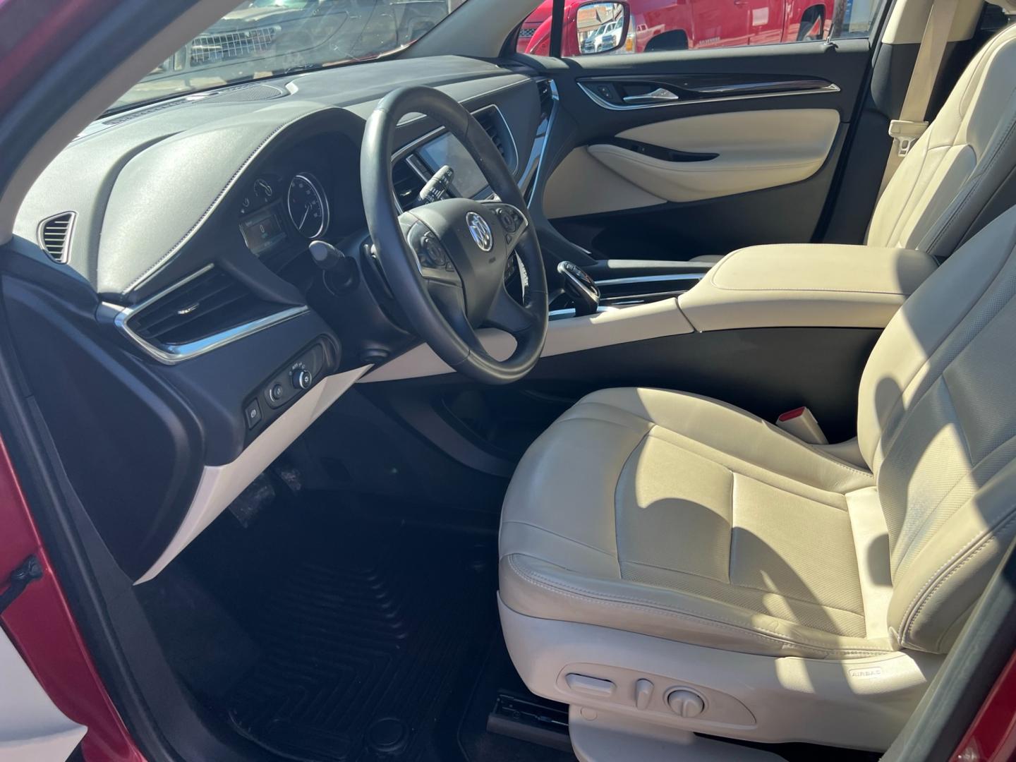 2018 Maroon /Tan Buick Enclave Premium AWD (5GAEVBKW1JJ) with an 3.6L V6 DOHC 24V engine, 9A transmission, located at 116 5th Avenue South, Lewistown, MT, 59457, 47.063877, -109.427879 - Immaculate One Owner Vehicle with Clean Carfax History Discover the perfect combination of luxury, reliability, and performance in our 2018 Buick Enclave Premium AWD. This SUV boasts a single loving owner and a spotless Carfax history, ensuring a worry-free driving experience. Year: 2018 Mode - Photo#7