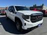 2022 WHITE /Charcoal GMC Sierra 1500 AT4 Crew Cab 4WD (1GTUUEETXNZ) with an 3.0L V6 DOHC 24V DIESEL engine, 6A transmission, located at 116 5th Avenue South, Lewistown, MT, 59457, 47.063877, -109.427879 - Photo#0