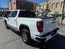 2022 WHITE /Charcoal GMC Sierra 1500 AT4 Crew Cab 4WD (1GTUUEETXNZ) with an 3.0L V6 DOHC 24V DIESEL engine, 6A transmission, located at 116 5th Avenue South, Lewistown, MT, 59457, 47.063877, -109.427879 - Photo#4