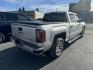 2018 silver /Black GMC Sierra 1500 Denali Crew Cab Long Box 4WD (3GTU2PEJ4JG) with an 6.2L V8 OHV 16V engine, 6A transmission, located at 116 5th Avenue South, Lewistown, MT, 59457, 47.063877, -109.427879 - Photo#2