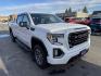 2021 WHITE /Charcoal GMC Sierra 1500 AT4 Crew Cab Short Box 4WD (1GTP9EEL0MZ) with an 6.2L V8 OHV 16V engine, 6A transmission, located at 116 5th Avenue South, Lewistown, MT, 59457, 47.063877, -109.427879 - Looking for a powerful, stylish truck that’s ready to take on any terrain? This 2021 GMC Sierra 1500 Crew AT4 4WD is the perfect choice. With its rugged design and advanced off-road capability, this truck is built to handle the toughest challenges while keeping you comfortable on every drive. Equ - Photo#0