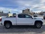 2021 WHITE /Charcoal GMC Sierra 1500 AT4 Crew Cab Short Box 4WD (1GTP9EEL0MZ) with an 6.2L V8 OHV 16V engine, 6A transmission, located at 116 5th Avenue South, Lewistown, MT, 59457, 47.063877, -109.427879 - Looking for a powerful, stylish truck that’s ready to take on any terrain? This 2021 GMC Sierra 1500 Crew AT4 4WD is the perfect choice. With its rugged design and advanced off-road capability, this truck is built to handle the toughest challenges while keeping you comfortable on every drive. Equ - Photo#2