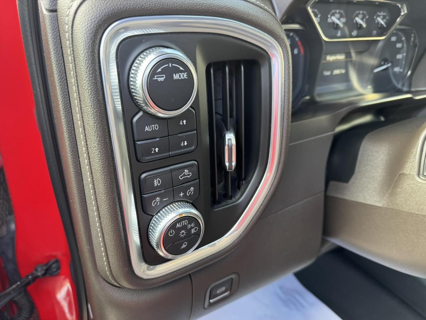 2021 Red /Grey GMC Sierra 1500 SLT Crew Cab Standard Box 4WD (3GTU9DEL9MG) with an 6.2L V8 OHV 16V engine, 6A transmission, located at 116 5th Avenue South, Lewistown, MT, 59457, 47.063877, -109.427879 - Discover the perfect blend of power, luxury, and capability with this 2021 GMC Sierra 1500 Crew Cab SLT 4WD, equipped with a robust 6.2L gas engine. Designed to elevate your driving experience, this truck offers exceptional performance, premium features, and the versatility to tackle any challenge. - Photo#13