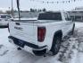 2022 WHITE /Black GMC Sierra 1500 SLT Crew Cab 4WD (1GTUUDED1NZ) with an 5.3L V8 OHV 16V engine, 6A transmission, located at 116 5th Avenue South, Lewistown, MT, 59457, 47.063877, -109.427879 - For sale: a powerful and reliable 2022 GMC Sierra 1500 Crew Cab SLT 4WD with a 5.3L V8 engine. This truck is built to handle anything you throw at it, whether it's work, adventure, or everyday driving. With a bold exterior design and a spacious, refined interior, the Sierra 1500 SLT offers the perfe - Photo#1