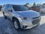 2019 silver /Charcoal Chevrolet Traverse LT Cloth FWD (1GNERGKW2KJ) with an 3.6L V6 DOHC 24V engine, 9A transmission, located at 116 5th Avenue South, Lewistown, MT, 59457, 47.063877, -109.427879 - For sale: a well-maintained 2019 Chevrolet Traverse LT FWD, the perfect SUV for families, commuters, and adventurers alike. With its spacious three-row seating, this Traverse comfortably accommodates passengers and cargo without sacrificing style or performance. The powerful yet efficient engine del - Photo#0